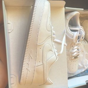 Nike Air Force 1 Love You Forever white shoes